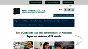 What Martinsburgcollege.edu website looked like in 2018 (5 years ago)
