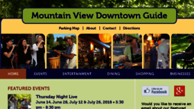 What Mountainviewdowntown.com website looked like in 2018 (5 years ago)