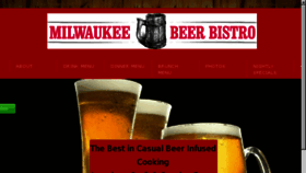 What Milwaukeebeerbistro.com website looked like in 2018 (5 years ago)
