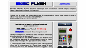 What Magicflash.it website looked like in 2018 (5 years ago)