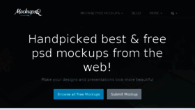 What Mockupsq.com website looked like in 2018 (5 years ago)