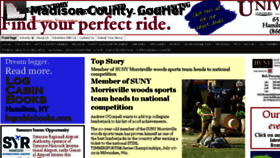 What Madisoncountycourier.com website looked like in 2018 (5 years ago)