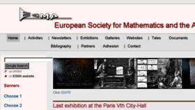 What Math-art.eu website looked like in 2018 (5 years ago)