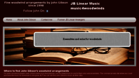 What Music4woodwinds.com website looked like in 2018 (5 years ago)