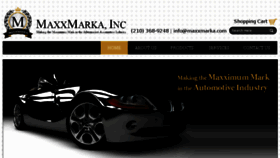 What Maxxmarka.com website looked like in 2018 (5 years ago)