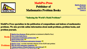 What Mathpropress.com website looked like in 2018 (7 years ago)
