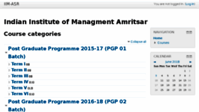 What Moodle.iimamritsar.ac.in website looked like in 2018 (5 years ago)