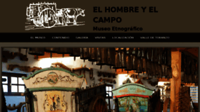 What Museoelhombreyelcampo.com website looked like in 2018 (5 years ago)