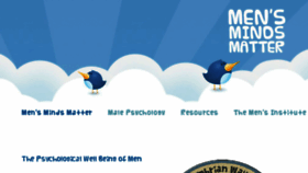 What Mensmindsmatter.org website looked like in 2018 (5 years ago)