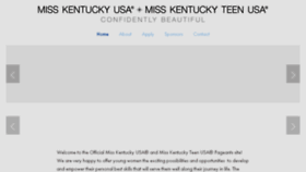 What Misskentuckyusa.com website looked like in 2018 (5 years ago)