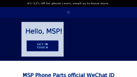 What Mspphoneparts.com website looked like in 2018 (5 years ago)