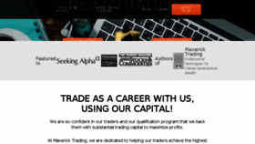 What Mavericktrading.com website looked like in 2018 (5 years ago)