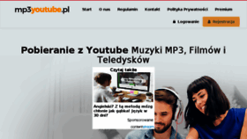 What Mp3youtube.pl website looked like in 2018 (5 years ago)