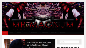 What Mrmagnummusic.com website looked like in 2018 (5 years ago)