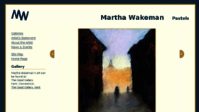 What Marthawakeman.com website looked like in 2018 (5 years ago)