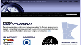 What Mncompass.org website looked like in 2018 (5 years ago)