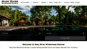 What Maryriverpark.com.au website looked like in 2018 (5 years ago)