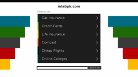 What Mlabpk.com website looked like in 2018 (5 years ago)