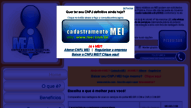 What Mei.br.com website looked like in 2018 (5 years ago)