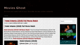 What Moviesghost.com website looked like in 2018 (5 years ago)