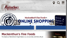 What Mackenthuns.com website looked like in 2018 (5 years ago)