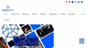 What Modelwto.org website looked like in 2018 (5 years ago)