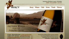 What Mercywines.com website looked like in 2018 (5 years ago)