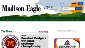 What Madisoneagle.com website looked like in 2018 (5 years ago)