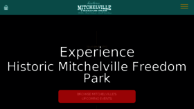 What Mitchelvillepreservationproject.com website looked like in 2018 (5 years ago)