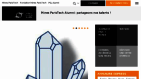 What Mines-paris.org website looked like in 2018 (5 years ago)