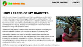 What Mydiabetesday.com website looked like in 2018 (5 years ago)