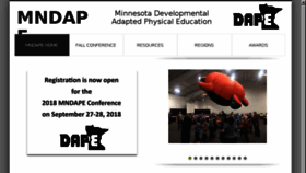 What Mndape.org website looked like in 2018 (5 years ago)