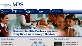 What Mbsairport.org website looked like in 2018 (5 years ago)