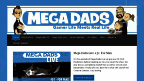 What Megadads.org website looked like in 2018 (5 years ago)