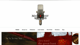 What Microfestrecords.com website looked like in 2018 (5 years ago)