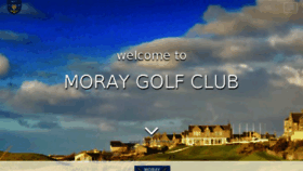 What Moraygolf.co.uk website looked like in 2018 (5 years ago)