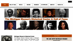 What Michiganwomen.org website looked like in 2018 (5 years ago)