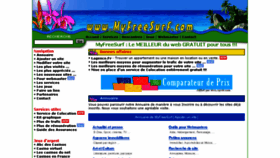 What Myfreesurf.com website looked like in 2018 (5 years ago)