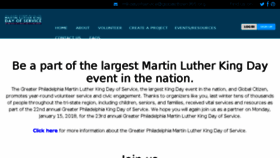 What Mlkdayofservice.org website looked like in 2018 (5 years ago)