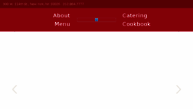 What Melbasrestaurant.com website looked like in 2018 (5 years ago)