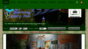 What Morninggloryinn.com website looked like in 2018 (5 years ago)