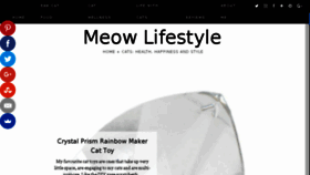 What Meowlifestyle.com website looked like in 2018 (5 years ago)