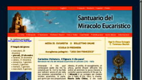 What Miracoloeucaristico.eu website looked like in 2018 (5 years ago)