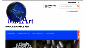 What Miraclemarbleart.in website looked like in 2018 (5 years ago)