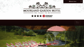 What Moorlandgardenhotel.co.uk website looked like in 2018 (5 years ago)