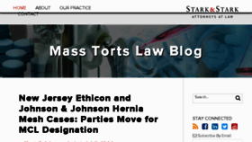 What Masstortslawblog.com website looked like in 2018 (5 years ago)