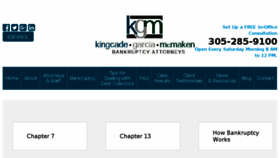 What Miamibankruptcy.com website looked like in 2018 (5 years ago)