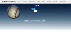 What Mlbstartingnine.com website looked like in 2018 (5 years ago)