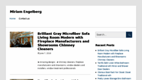 What Miriamengelberg.com website looked like in 2018 (5 years ago)