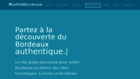 What Monpetitbordeaux.com website looked like in 2018 (5 years ago)